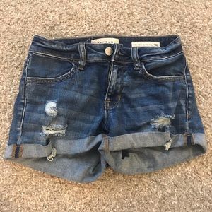 Pacsun Ripped Jean Shorts